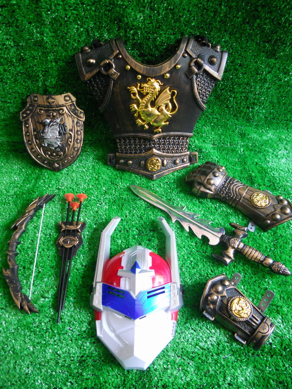 变形金刚服装儿童万圣节表演服装变形金刚演出盔甲铠甲勇士演出服