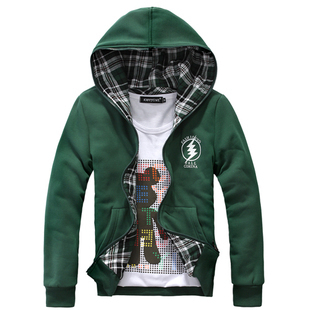  安踏李宁特步乔丹风格男装正品男款秋冬装新款两面穿外套连帽卫衣