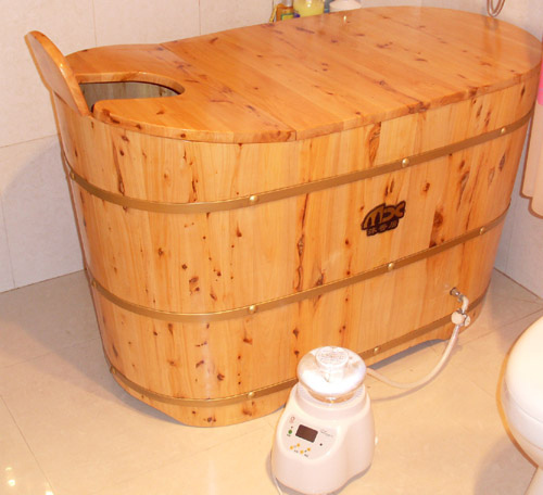 Cedar wood traditional Chinese medicine Cask Tubs,Bathtub,Deep soaking(Customizable) 1.2 ricein the Family/Personal Cleaning Tools , Sanitary appliances/Bathroom accessories , Bath barrel/Washpot category - from Buy2taobao.com to provide professional Taobao agent buy service