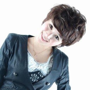 斜刘海bobo 梨花头<em>女生</em> 假发套 <em>短发</em> 圆脸 方脸