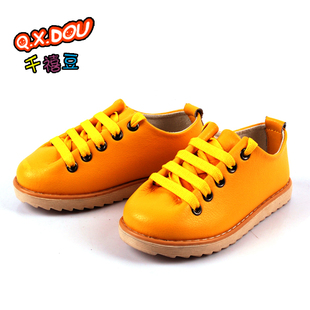  春季新款童鞋男女童中小童皮鞋韩版牛皮单鞋真皮机能鞋儿童休闲鞋