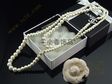 Europeos y americanos grandes CHANEL Chanel collar de perlas de la sección Estilo Clasico C solo con embalaje