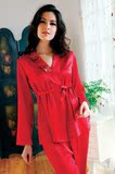 芬腾 09春夏新款 丝质 女士睡衣套装家居服 S132 包邮 官方授权店