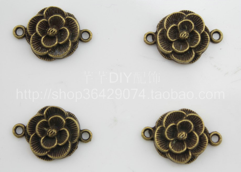 4个批发合金玫瑰花diy饰品配件 吊坠挂件diy材料包配件 26x18mm|msdalam kategori Aksesori/Barang Kemas Fesyen, aksesori DIY, Barang Kemas DIY Aksesori - dari Buy2taobao.com untuk memberikan perkhidmatan ejen Taobao profesional membeli