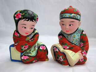 书<em>郎才女</em> 泥人张彩塑 泥人张传人作品-淘宝网