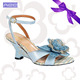 AEE爱意 花园系列1736蓝色梦幻凉鞋
