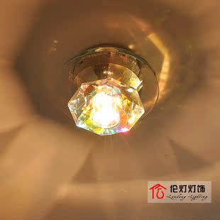 Lamp lighting lamps Milan fashion shoot living room corridor bedroom lamp Crystal Pavilion aisle ceiling lamp KC-02