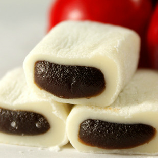  台湾麻薯 雪之恋特制 手搓麻薯糕点 红豆味180g(200g) 6枚入