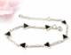 金黛尔银饰 高档黑玛瑙手链-2