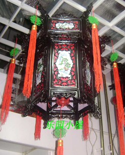  宫灯 六角宫灯 仿古灯笼 灯笼道具 工艺灯笼  走马灯