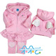 [Flowers] Spring clothes Angel Wings 12 cashmere suit bathroom clothes + a divided skirt for girls TT-637