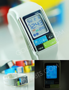  正品CASIO卡西欧Poptone系列可爱电子女表LDF-50-7DR/7D