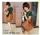 【皇冠特价】韩版女包包时尚翻盖双肩背包手提包<span class=H>三用</span><span class=H>斜挎包</span>6670