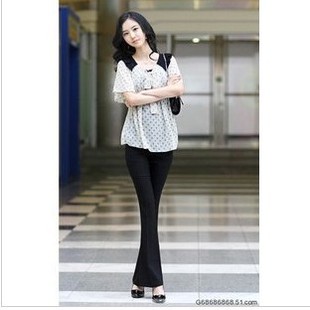  OL通勤正装裤西装裤修身直筒裤职业装西裤显瘦长裤工作服大码女裤