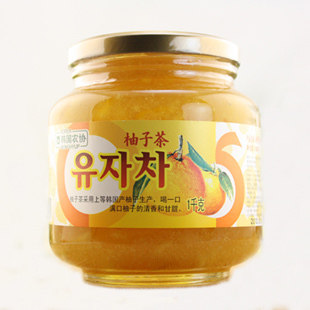 韩国进口 韩国农协 蜂蜜柚子茶 1000g 1公斤装100%韩国 非国产