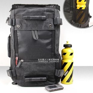  ASMN超好品质 男士帆布双肩包 单肩包手提包 运动休闲出行三用包