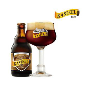  比利时原装进口啤酒 Kasteel Dark Beer 卡斯特黑啤酒 330ML*24瓶