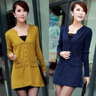 2012秋装新品韩国原单大码<em>毛衣外套</em>宽松长蝙