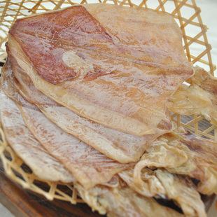  森哥海味 海鲜干货 特级北海鱿鱼干鱿鱼片 13条/斤 四件包邮