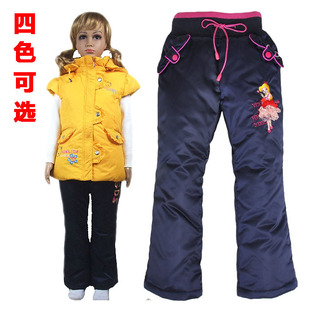  【正品保真/假一罚十】反季特价 儿童羽绒裤 中大童女童外穿棉裤