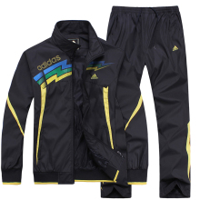 adidas 阿迪达斯斯 加网男装男款运动休闲套装运动服