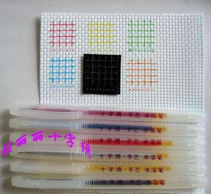 *Ll Cross stitch Cross stitch fabric Dedicated colour Water-soluble pen Purple Rose Blue Silver Color optionalin the Home Fabric , Stitch & Tools Accessories , Cross Stitch Tools , Water-soluble pen category - from Buy2taobao.com to provide professional Taobao agent buy service
