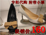 2012新款专柜正品代购 思加图9BE08 真皮 中跟女鞋 漆皮 鱼嘴凉鞋