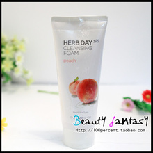 0605 原装正品 The Face Shop水蜜桃洗面奶 美白保湿+深层清洁