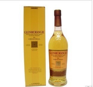  洋酒 Glenmorangie金典格兰杰10年高地单一麦芽威士忌700ml特价