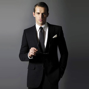  杉杉 菲莱威尔 男士西服套装 修身婚礼春款 商务西装 正装 送领带