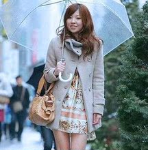 透明雨伞批发 韩国 六色透明 环保伞 晴雨伞 摄影.舞蹈道具透明伞