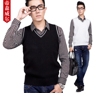 【<em>男士针织马甲背心</em>价格】_淘宝网男式<em>针织马</em>