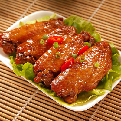 鸡翅中 卤味熟食肉类美食团购<em>女生</em>爱吃的<em>零食</em>