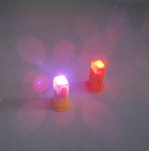  装饰电子LED小灯芯LED灯纸灯笼蜡烛 七彩色闪烁DIY灯笼材料 批发