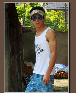 Foreign trade of  original one-day single men s cotton men vest AE4-B704