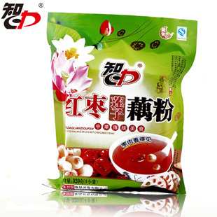  智力红枣莲子藕粉 西湖藕粉健康营养 冲调饮品320g