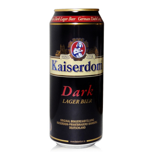  ★实体店★德国进口啤酒/凯撒黑啤酒/500ml听装 ★整箱包邮★