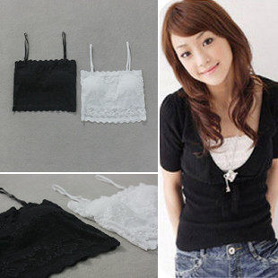 (Ladies 611-2) anti emptied underwear wrapped chest Bra with a chest pad primer suspenders Lace 5011 #