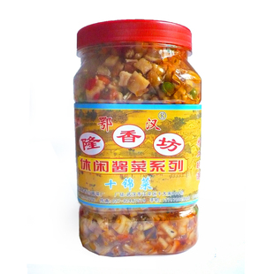  武汉隆香坊。十锦菜800克（萝卜丁，青豆，花生等）微辣。