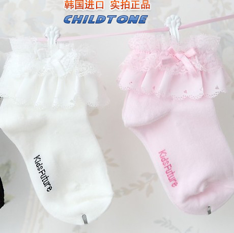 韩国进口儿童春夏纯棉短袜 少儿蕾丝边全棉童袜 幼儿女孩可爱袜子在类目 童装/婴儿装/亲子装, 儿童袜子(0-16岁)中 - 来自Buy2taobao.com提供专业的淘宝代购服务