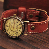 taobao english Trend the Korean fashion kofia retro table Old Roman scale European Women's Watch Korean fashion watches Ladies' watches