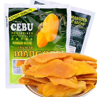  100%正品宿雾牌 菲律宾宿务芒果干100g 进口食品 休闲零食