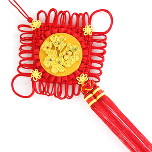  【爱拉勾喜庆用品】新房装饰壁挂梅花福中国结挂件新年喜庆挂件