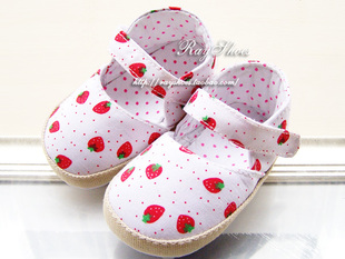  外贸春秋款 女宝宝鞋子软底0-1岁 防滑步前鞋 婴儿鞋子 公主鞋136