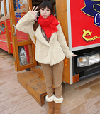 2011款秋冬毛毛外套大版杂志款vivi<span class=H>米娜</span>女装上衣复古大衣