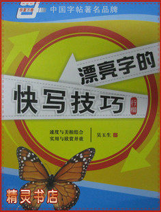 吴玉生 漂亮字的快写技巧行楷（行书）钢笔字帖 临摹 练字帖