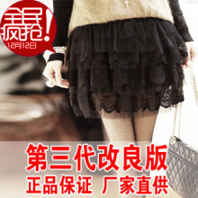 年货2012秋冬蓬蓬裙半身裙蕾丝裙纱纱裙蛋糕裙短裙雪纺裙冬裙包邮