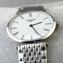 Longines relojes, reloj de cuarzo suizo formar hombres ultra-delgado impermeable reloj de precisión de zafiro
