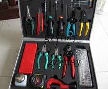 G&T-B光缆施工工具箱（18件）/光纤熔接机工具箱--台湾宝工工具