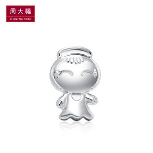  【新品】周大福PT950快乐福星宝宝铂金耳钉（单只）PT 152040